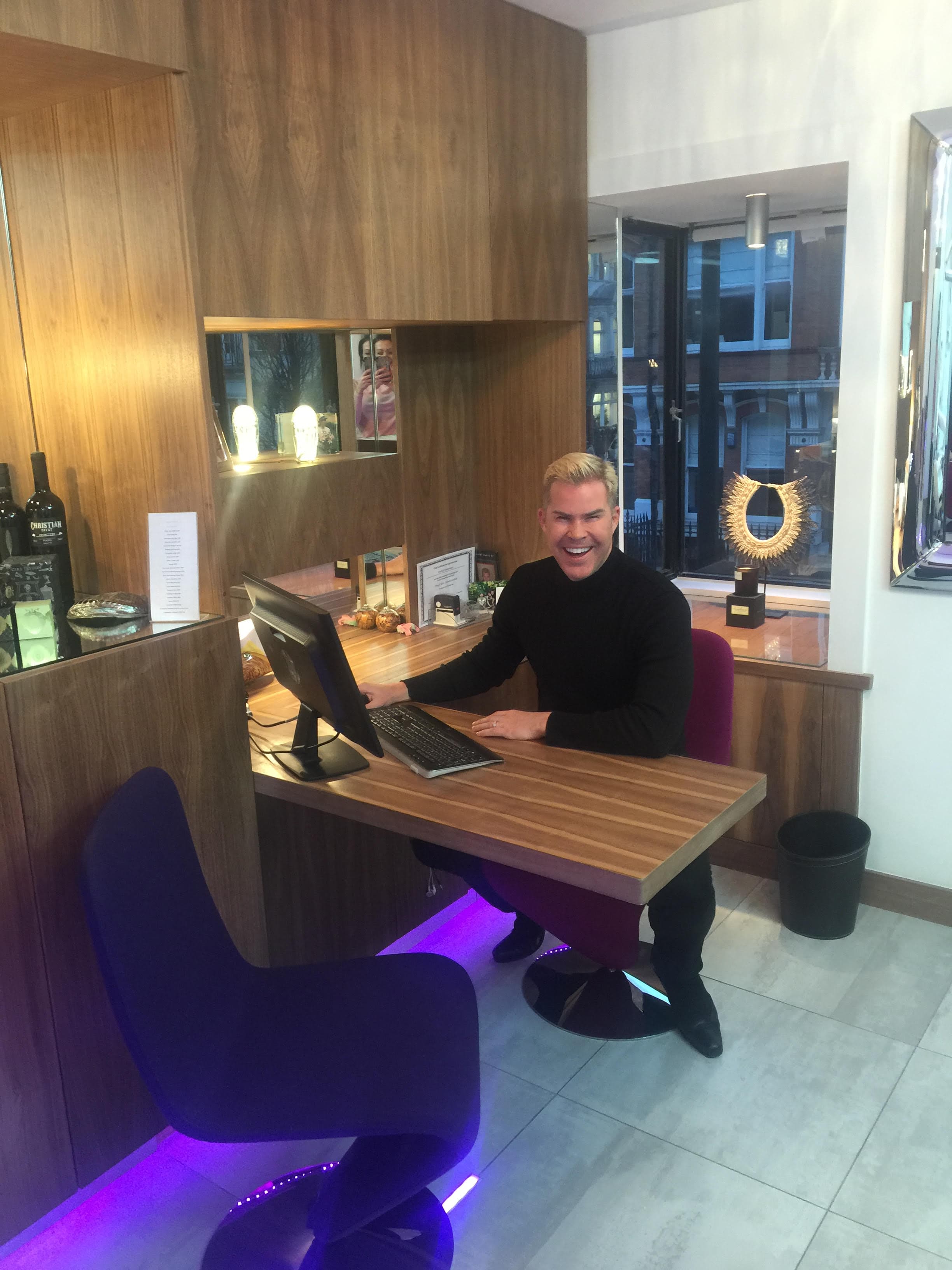 Dr Fredrik Andersson at his clinic